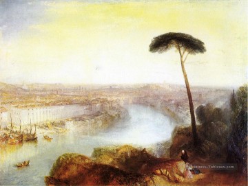 Rome du Mont Aventin romantique Turner Peinture à l'huile